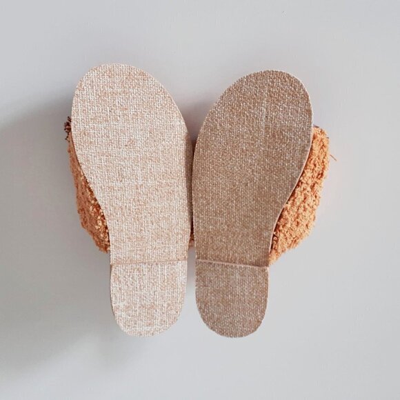 NWOT Free People Yuma woven "shag" peep toe sandal mules, 37 - Picture 14 of 15